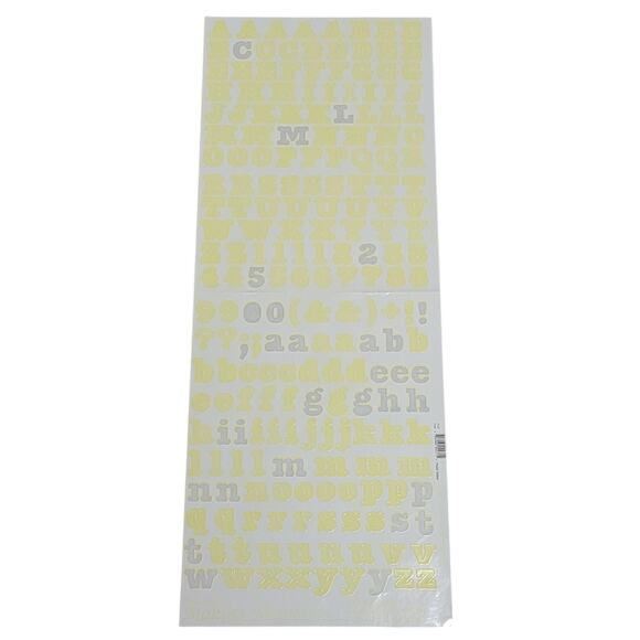 Making Memories Creative Letters ABC Stickers x 4 Funky Black Multi Scrapbooking - Picture 4 of 10